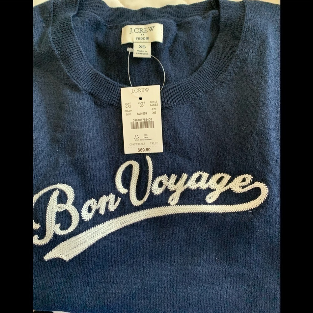 New - j crew cotton sweater - Picture 1 of 3